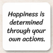 Happy Hard Plastic Untersetzer (Vorderseite)