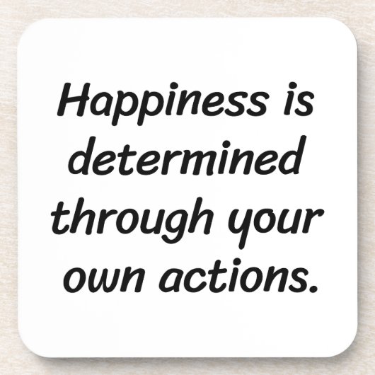 Happy Hard Plastic Untersetzer (Vorderseite)