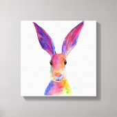 Happy Hare 'Jelly Bean' von Shirley MacArthur Leinwanddruck (Vorderseite)