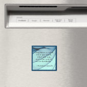 Happy Harmony Gandhi Zitat Magnet (In Situ (Geschirrspüler))