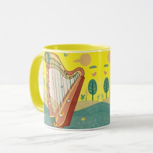 Happy Harp Mug Tasse