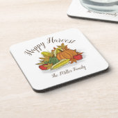 Happy Harvest Beverage Coaster Getränkeuntersetzer (Linke Seite)