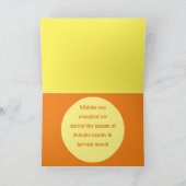 Happy Harvest Season, Pumpkin Patch Scene Gruß Karte (Innenseite)