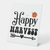 Happy Harvest Sockelschild (Vorderseite)