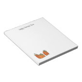 Happy Harvest Time Pumpkins Note Pad Notizblock (angewinkelt)