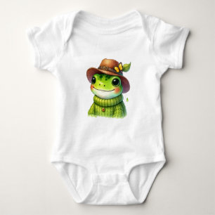 Happy Hat Frog Baby Strampler