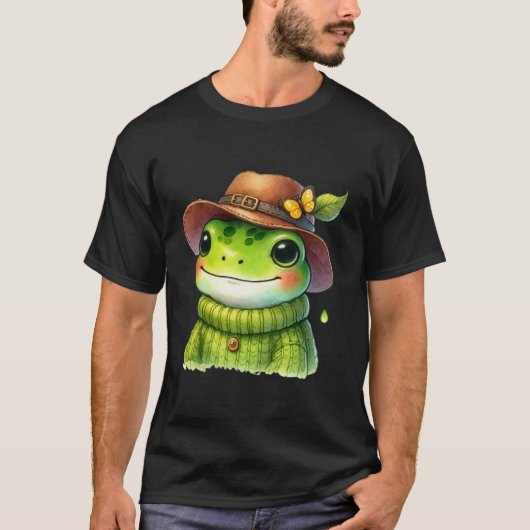 Happy Hat Frog T-Shirt (Vorderseite)