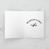 Happy Hatching Day - Dinosaur Geburtstagskarte Karte (Innenseite)