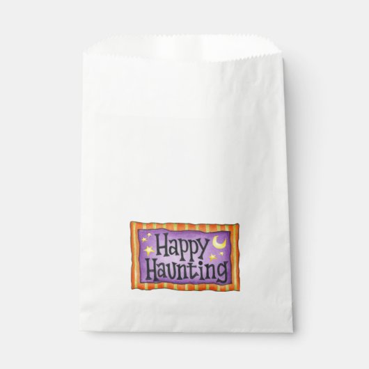 Happy Haunting Geschenktütchen (Vorderseite)