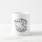 Happy Haunting Ghost Halloween Spooky Kaffeetasse (Mittel)