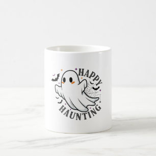 Happy Haunting Ghost Halloween Spooky Kaffeetasse