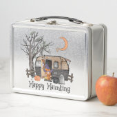 Happy Haunting | Halloween Camper | Spooky Hexe Metall Brotdose (Beispiel)