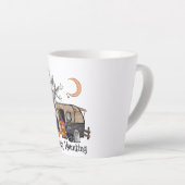 Happy Haunting | Halloween Camper | Spooky Hexe Milchtasse (Rechte Ecke)