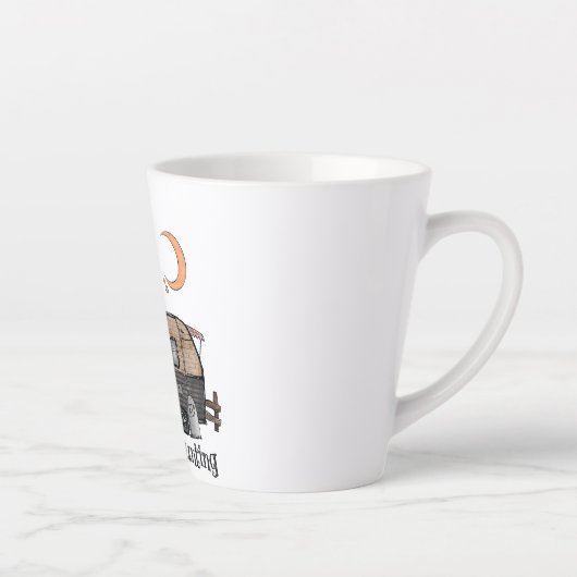 Happy Haunting | Halloween Camper | Spooky Hexe Milchtasse (Rechts)