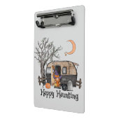 Happy Haunting | Halloween Camper | Spooky Hexe Mini Klemmbrett (Gewinkelt2)