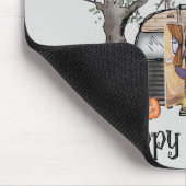 Happy Haunting | Halloween Camper | Spooky Hexe Mousepad (Ecke)