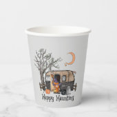 Happy Haunting | Halloween Camper | Spooky Hexe Pappbecher (Vorderseite)