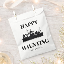 Happy Haunting | Halloween Candy Favor Bags Geschenktütchen