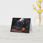 Happy Haunting Halloween Card Karte (Gelbe Blume)