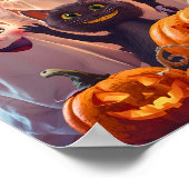 Happy Haunting - kids Halloween Poster (Ecke)