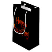 Happy Haunting Kleine Geschenktüte (Rückseite Schrägansicht)