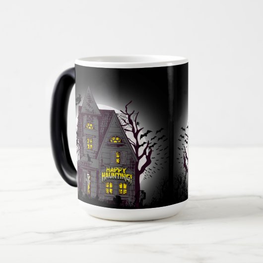Happy Haunting Magic Tasse (Vorderseite Links)