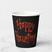 Happy Haunting Pappbecher (Vorderseite)