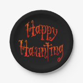 Happy Haunting Pappteller (Vorderseite)