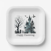 Happy Haunting Pappteller (Vorderseite)