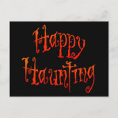 Happy Haunting Postkarte (Vorderseite)
