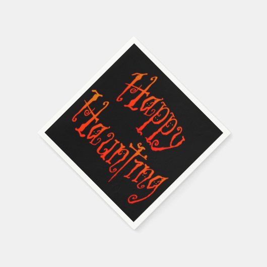 Happy Haunting Serviette (Ecke)