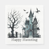 Happy Haunting Serviette (Vorderseite)