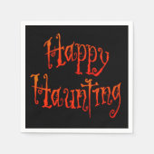 Happy Haunting Serviette (Vorderseite)