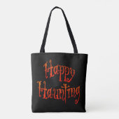 Happy Haunting Tasche (Rückseite)
