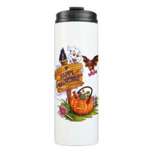 Happy Haunting Thermosbecher