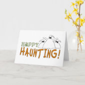 Happy Haunting Tshirts und Geschenke Karte (Gelbe Blume)