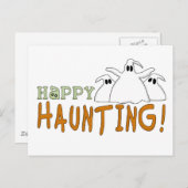 Happy Haunting Tshirts und Geschenke Postkarte (Vorne/Hinten)