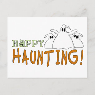 Happy Haunting Tshirts und Geschenke Postkarte