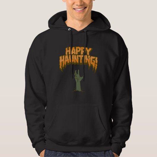Happy Haunting, Zombie! Hoodie (Vorderseite)