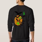 Happy Hauntings | Halloween-Fledermäuse, Trick ode Sweatshirt (Rückseite)