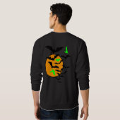 Happy Hauntings | Halloween-Fledermäuse, Trick ode Sweatshirt (Schwarz voll)