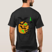 Happy Hauntings | Halloween-Fledermäuse, Trick ode T-Shirt (Rückseite)