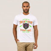 Happy Hauntings | Halloween-Fledermäuse, Trick ode T-Shirt (Vorne ganz)