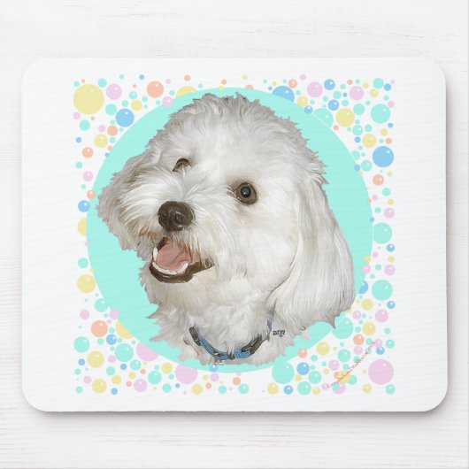 Happy Havanese Mousepad (Vorne)