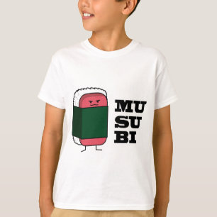Happy Hawaiian Musubi Sushi Nori Algen T-Shirt
