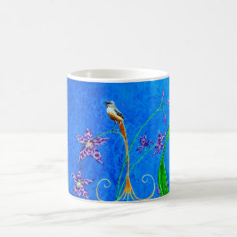 Happy Hawaiian Orchid Bird Kaffeetasse