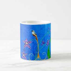 Happy Hawaiian Orchid Bird Kaffeetasse