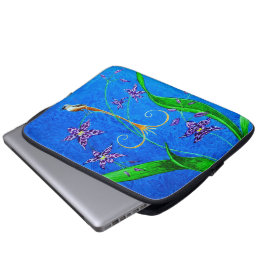 Happy Hawaiian Orchid Bird Laptopschutzhülle