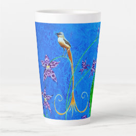 Happy Hawaiian Orchid Bird Milchtasse