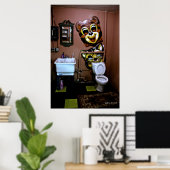 Happy Head Poster (Heimbüro)